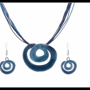 Necklace and earrings set women jewelry